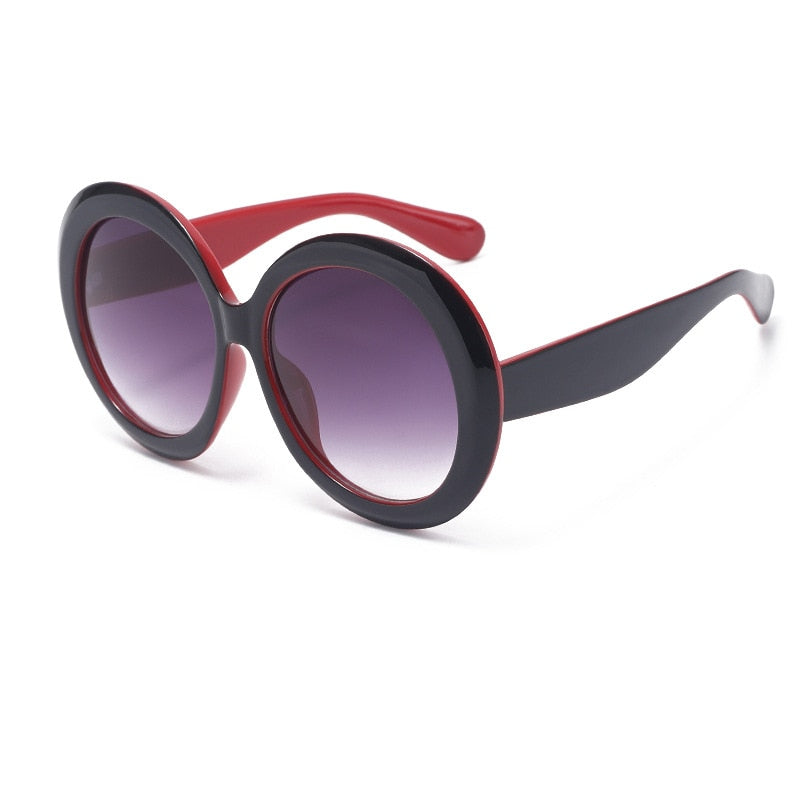 TEEK - Vintage Big Round Gradient Oversized Sunglasses EYEGLASSES theteekdotcom C4  