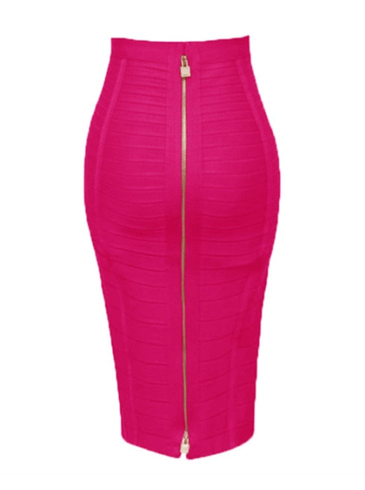 TEEK - Baddie Bandage Skirt SKIRT theteekdotcom Hot Pink XS 