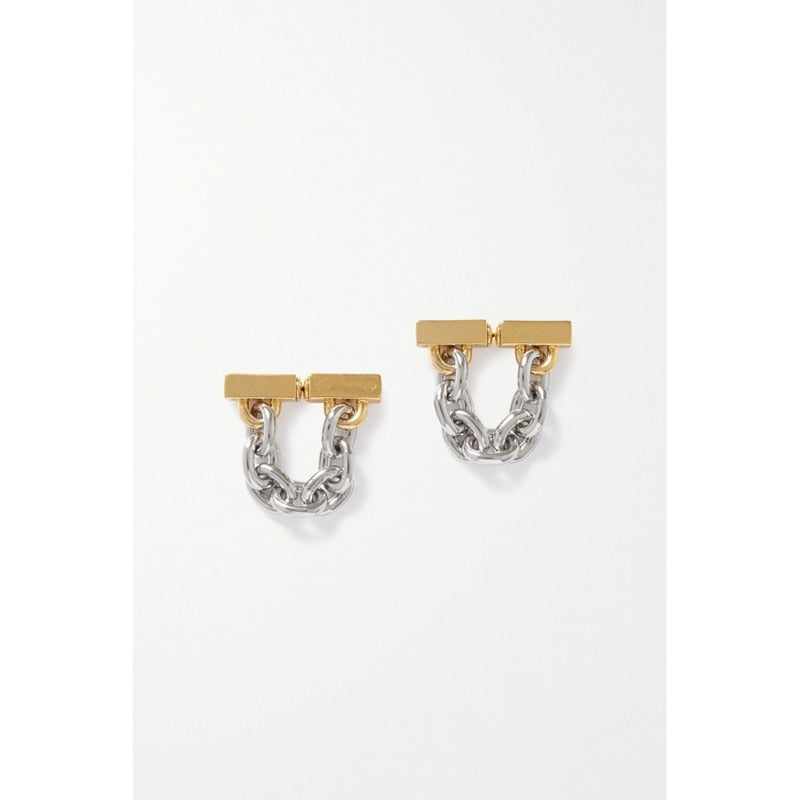 TEEK - Soft Chain Closed Earrings JEWELRY theteekdotcom   
