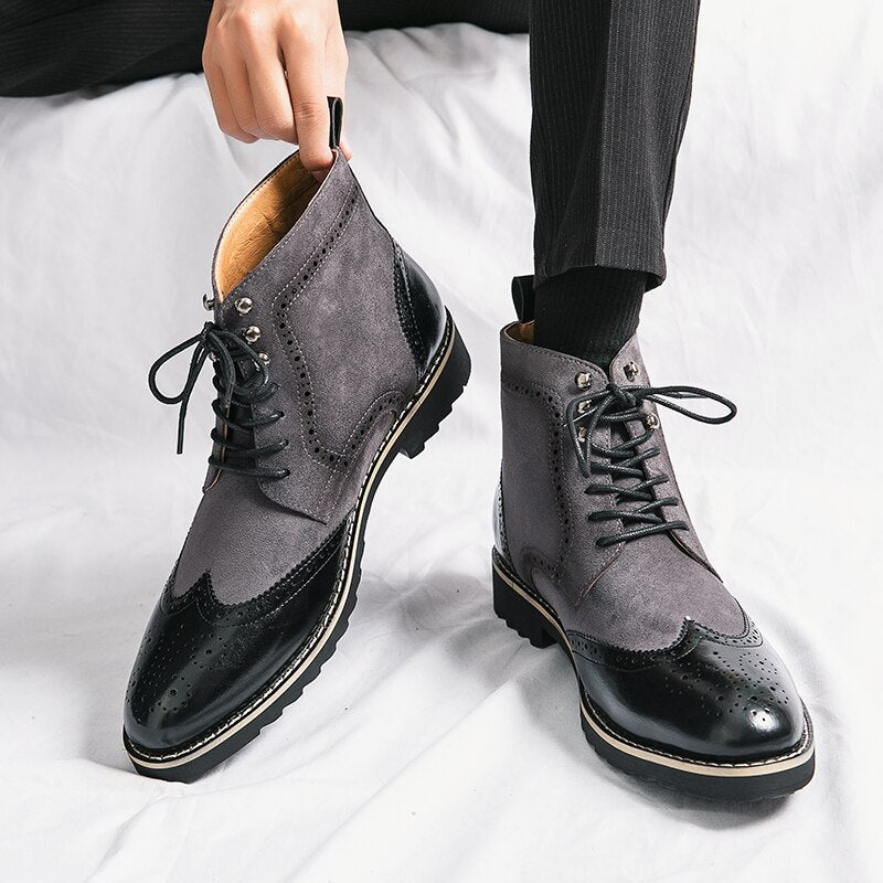 TEEK - Mens Matched Martin Boots SHOES theteekdotcom Black 6.5 