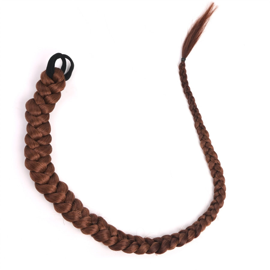 TEEK - Box Braids Hair Ring Extension HAIR theteekdotcom Brown 28inches 