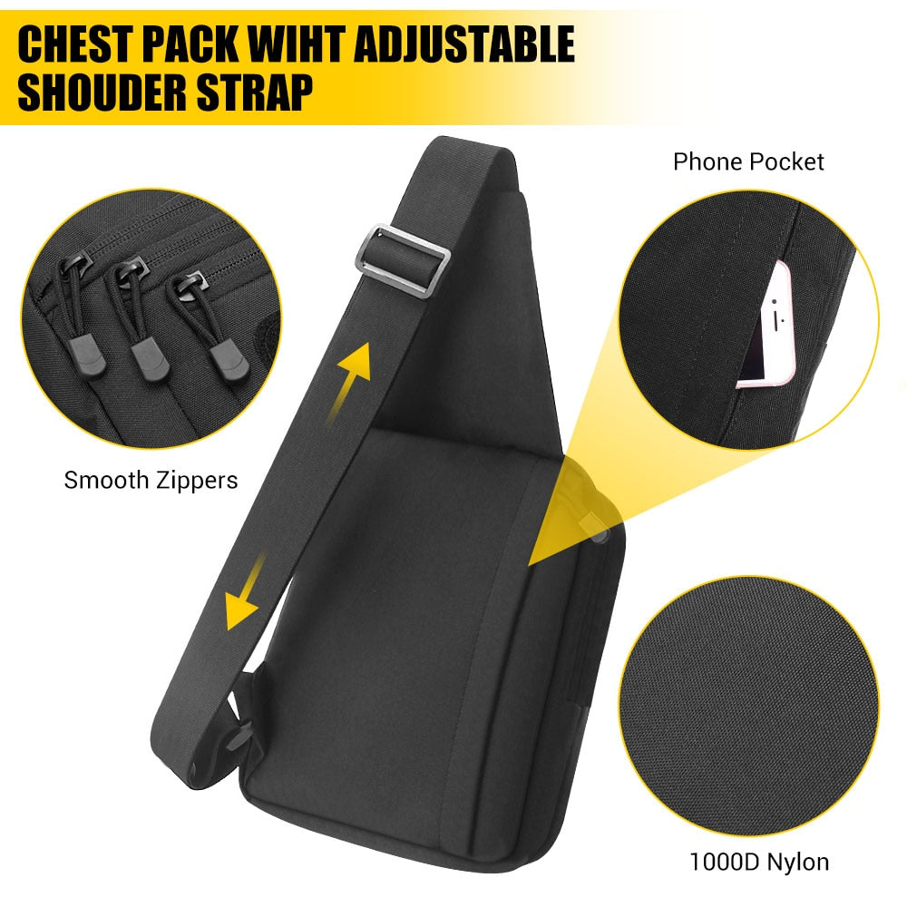TEEK - Tactical Shoulder Strap Bag BAG theteekdotcom   