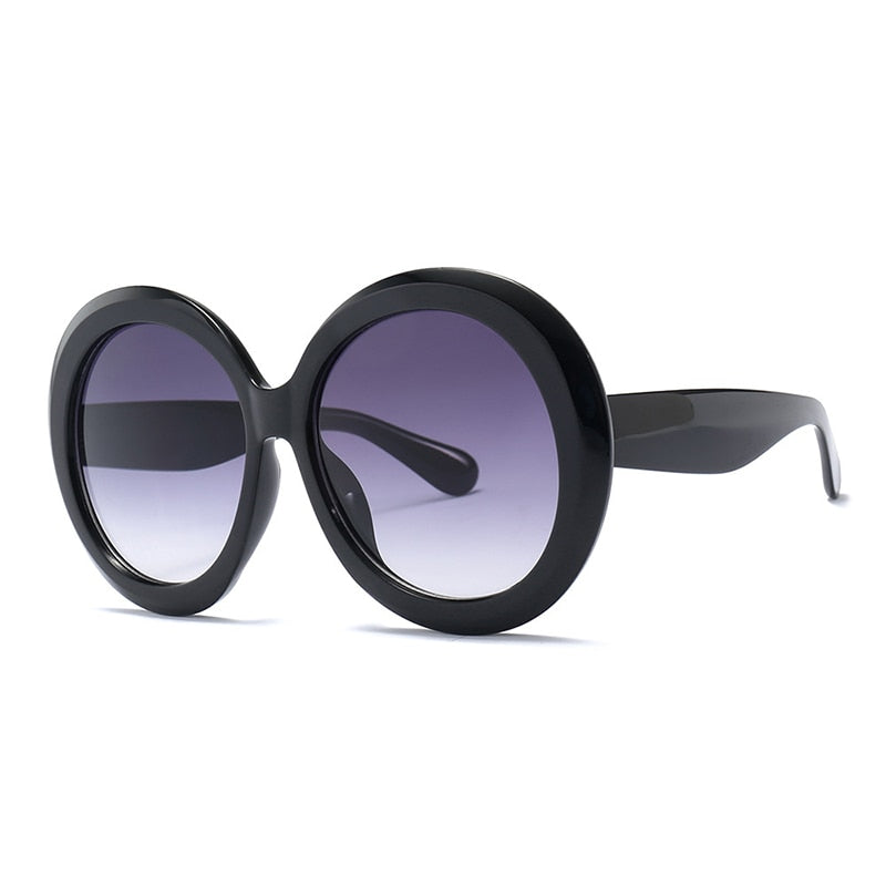 TEEK - Vintage Big Round Gradient Oversized Sunglasses EYEGLASSES theteekdotcom D6  