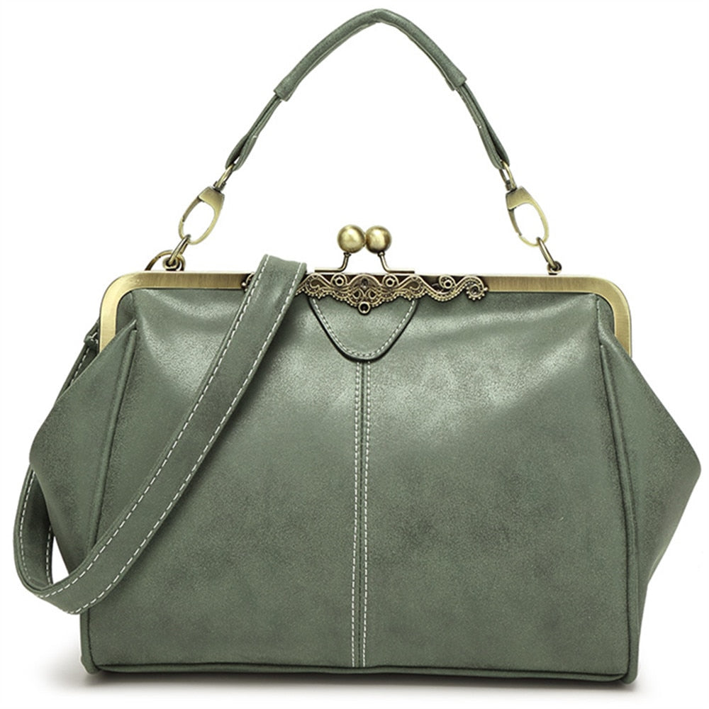 TEEK - Madam Handle Handbag BAG theteekdotcom Green  