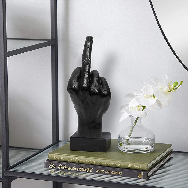 TEEK - Mean Finger Decor Statue HOME DECOR theteekdotcom   