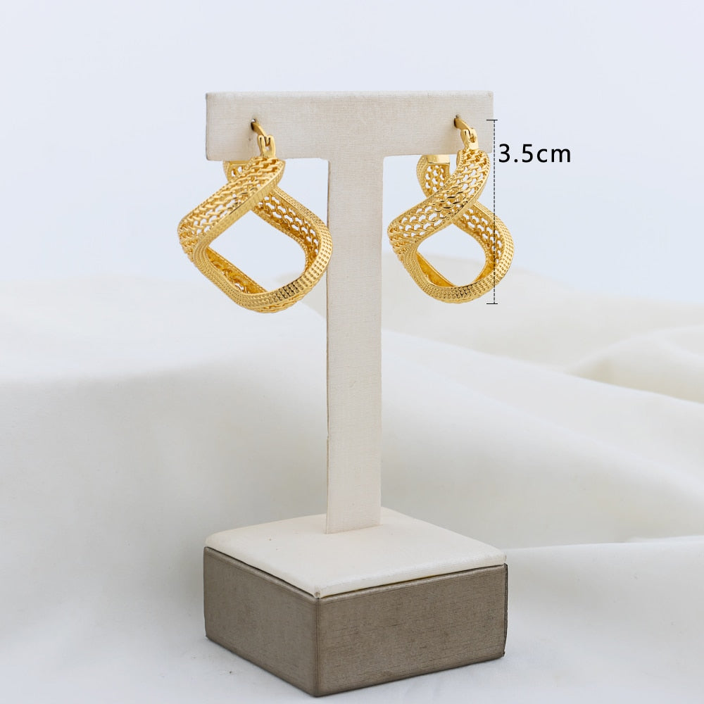 TEEK - Various Gold-Plated Copper Hoop Earrings JEWELRY theteekdotcom 7  