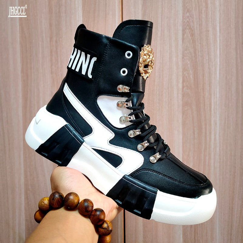 TEEK - Mochino Stylized G Sneakers SHOES theteekdotcom Black 6.5 