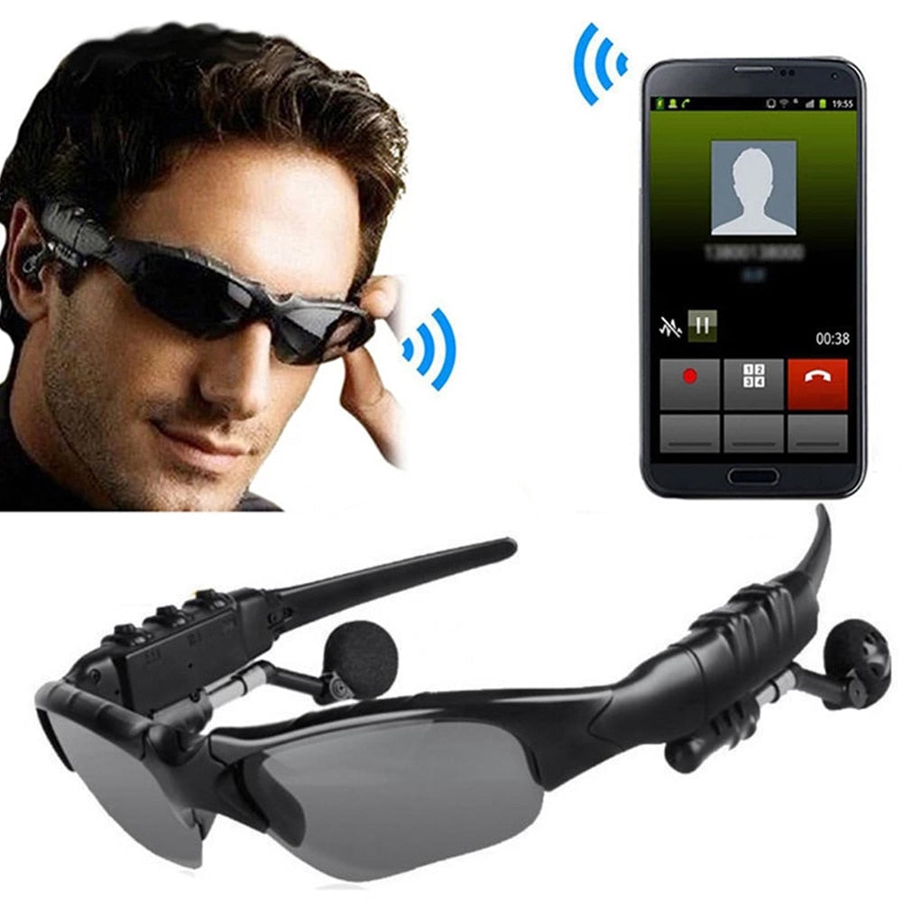 TEEK - Stereo Earphones Wireless Mic Polarized Sunglasses EYEGLASSES theteekdotcom   