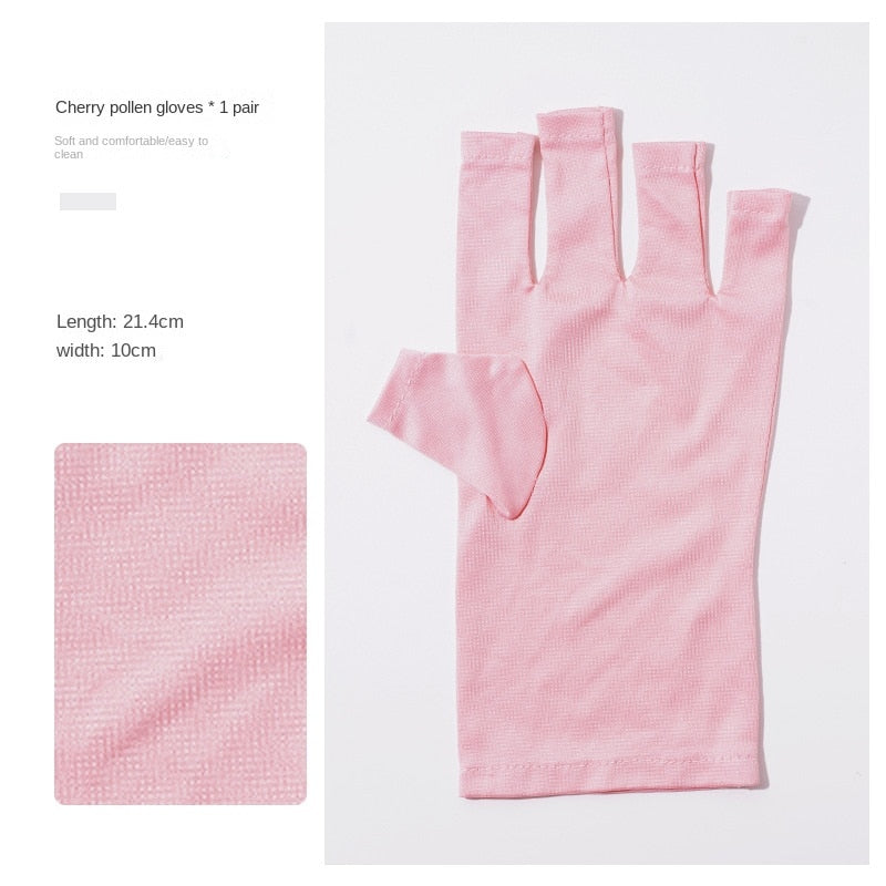 TEEK - Nail UV Protection Gloves JEWELRY theteekdotcom Cherry Pollen  