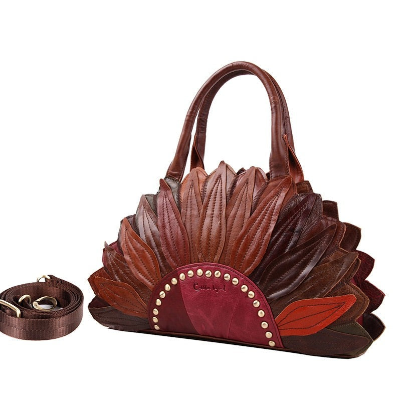 TEEK - Leather Spread Handbag BAG theteekdotcom   