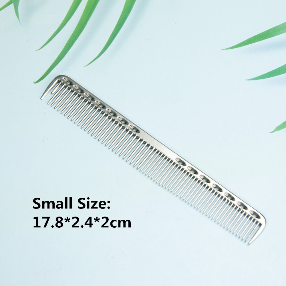 TEEK - Space Aluminum Pro Hair Combs HAIR CARE theteekdotcom Small-silver  