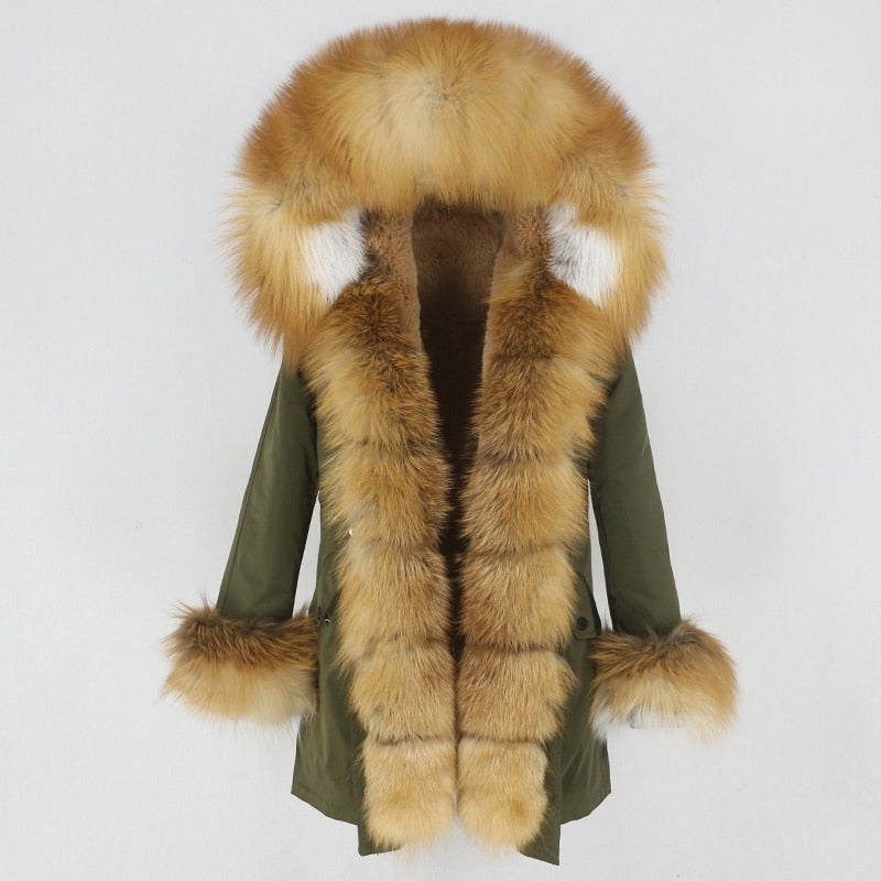 TEEK - Real Winter Detachable Coat 1 | Various Colors COAT theteekdotcom green gold XS 