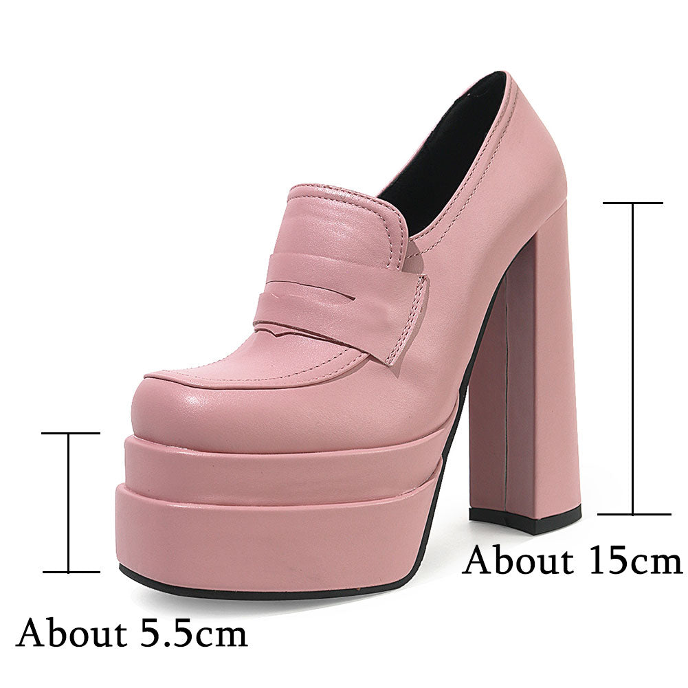 TEEK - Various Platform Loafers & Mules SHOES theteekdotcom Pink A 5 