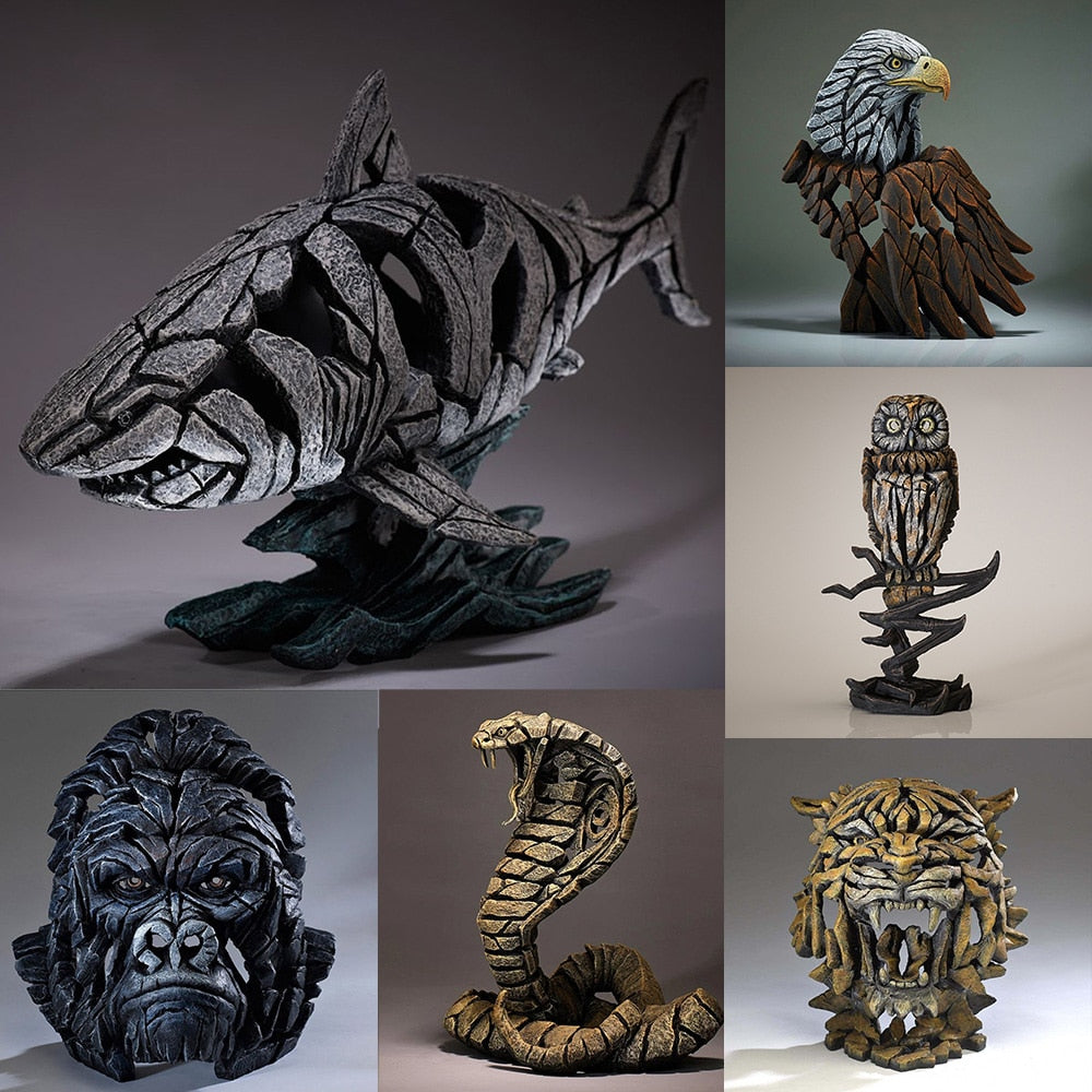 TEEK - Animal Sculpture Bust HOME DECOR theteekdotcom   