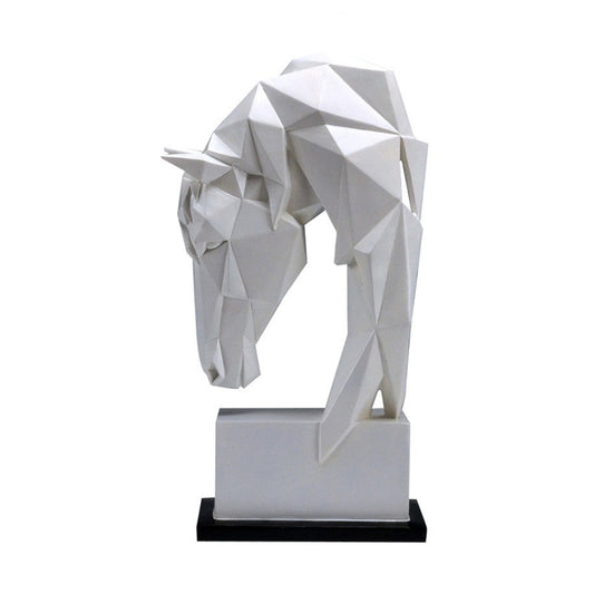 TEEK - Horse Head GeOrigami Statuette HOME DECOR theteekdotcom   