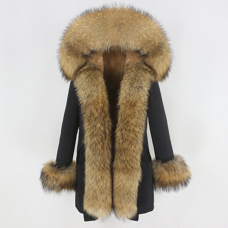 TEEK - Real Winter Detachable Coat 1 | Various Colors COAT theteekdotcom black natural XS 