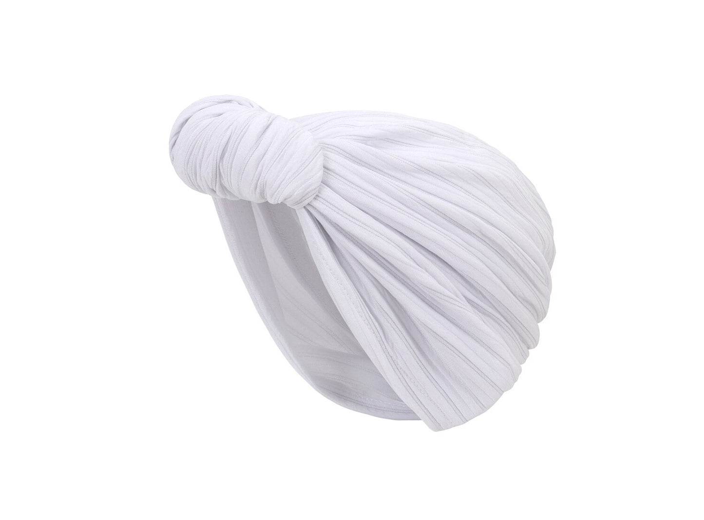 TEEK - Womens Stretchy Twist Head Wrap HAT theteekdotcom white  