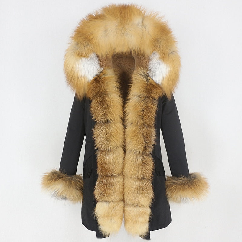 TEEK - Real Winter Detachable Coat 1 | Various Colors COAT theteekdotcom black gold XS 