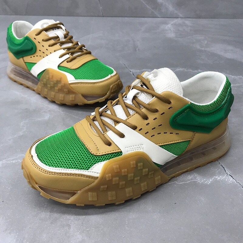 TEEK - Chunk Cushion Running Shoes SHOES theteekdotcom W816-73 Yellow Green 7 