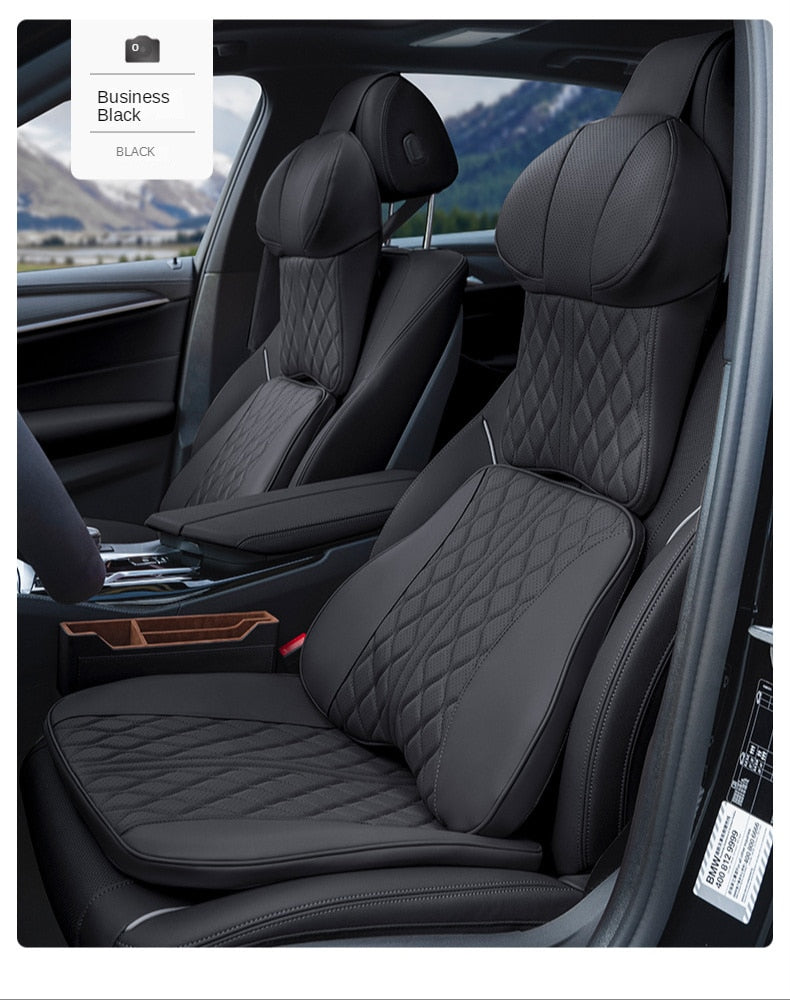 TEEK - Driving Memory Foam Support Cushions AUTO ACCESSORIES theteekdotcom Seat Cushion (only) Black  