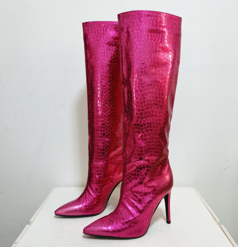 TEEK - Pointeedile Boots SHOES theteekdotcom Rosy Red 5 