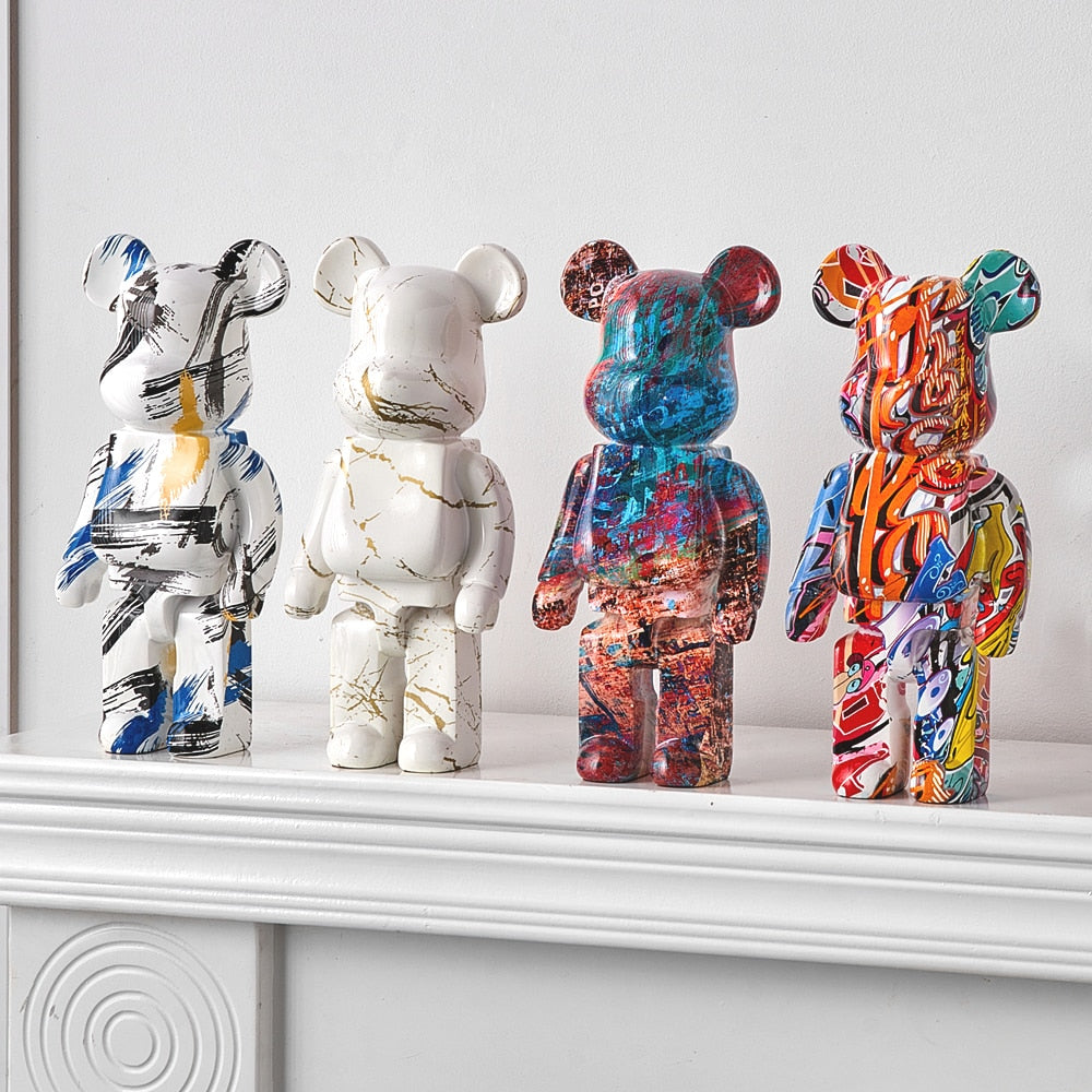 TEEK - Colorful Graffiti Bear Statues