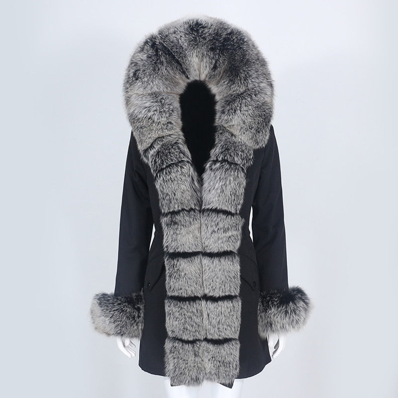 TEEK - Real Winter Detachable Coat 3 | Various Colors COAT theteekdotcom black black white XS 