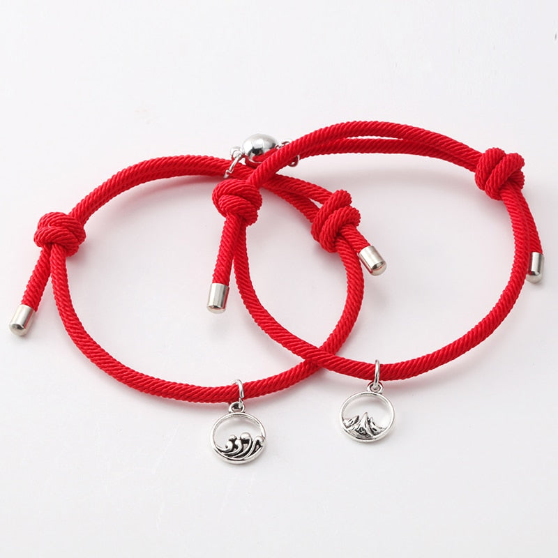 TEEK - Couple's Magnetic Bracelets JEWELRY theteekdotcom D Adjustable 