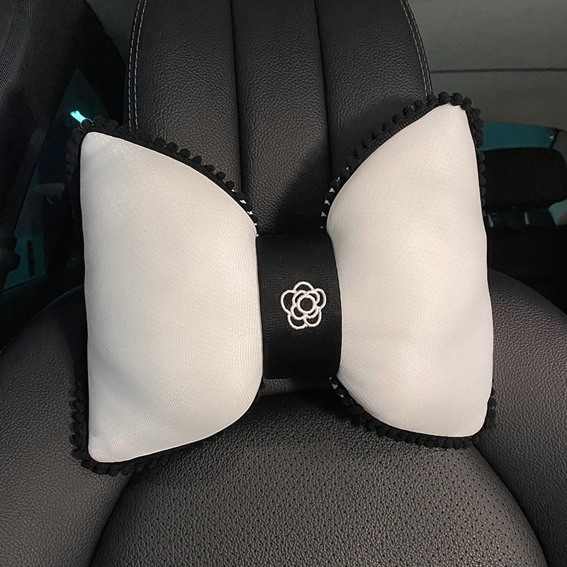TEEK - Mid Flower Ruffle Car Cushions AUTO ACCESSORIES theteekdotcom Neck pillow  