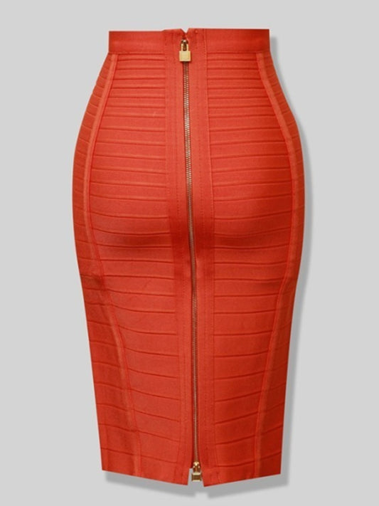 TEEK - Baddie Bandage Skirt SKIRT theteekdotcom Orange XS 