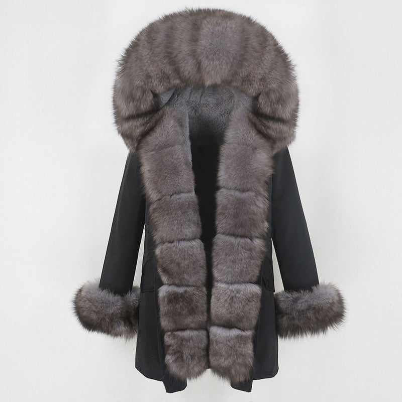 TEEK - Real Winter Detachable Coat 2 | Various Colors COAT theteekdotcom black dark grey 1 XS 