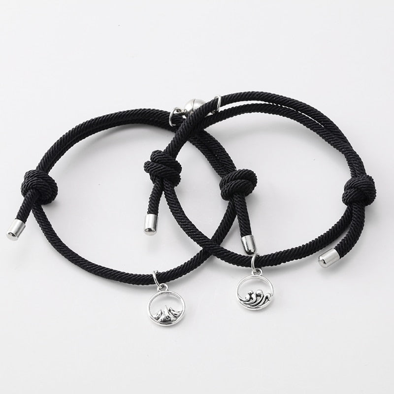 TEEK - Couple's Magnetic Bracelets JEWELRY theteekdotcom E Adjustable 