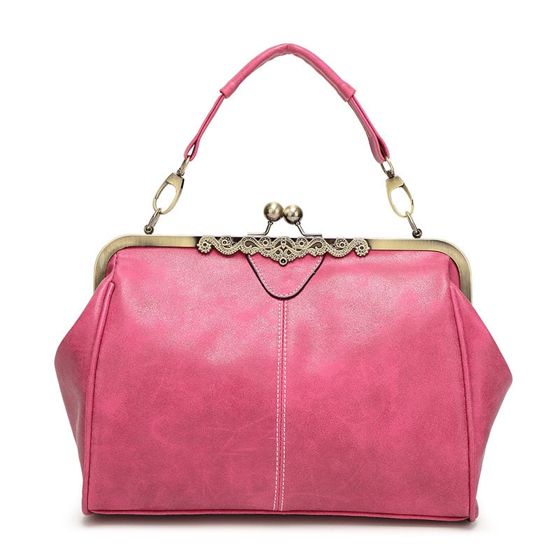 TEEK - Madam Handle Handbag BAG theteekdotcom Rose Red  