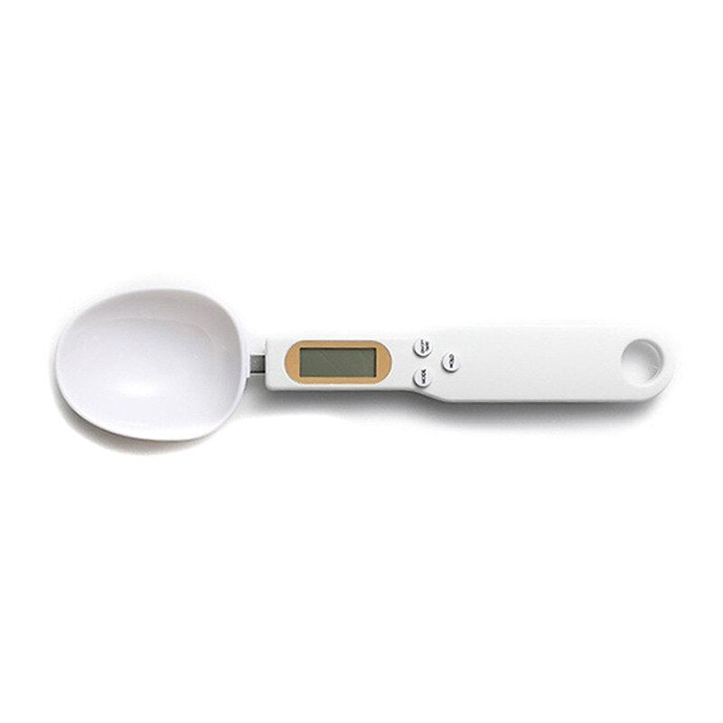 TEEK - LCD Digital Scale Electronic Weight Measuring Spoon UTENSILS theteekdotcom White  