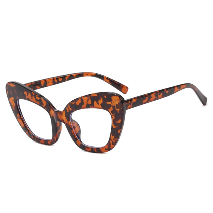 TEEK - Vintage Style Anti Blue Light Cat Eye Eyeglasses EYEGLASSES theteekdotcom Leopard  