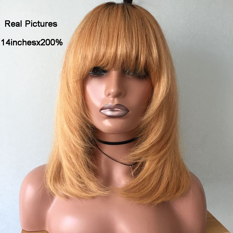 TEEK - Sunny Layered Cut Blonde Bob Wig HAIR TEEK H   