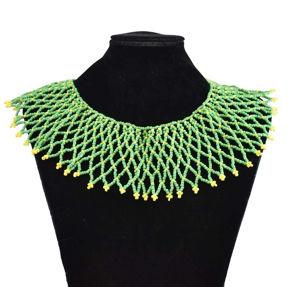 TEEK - Threads of Tribal Neclace JEWELRY theteekdotcom A  