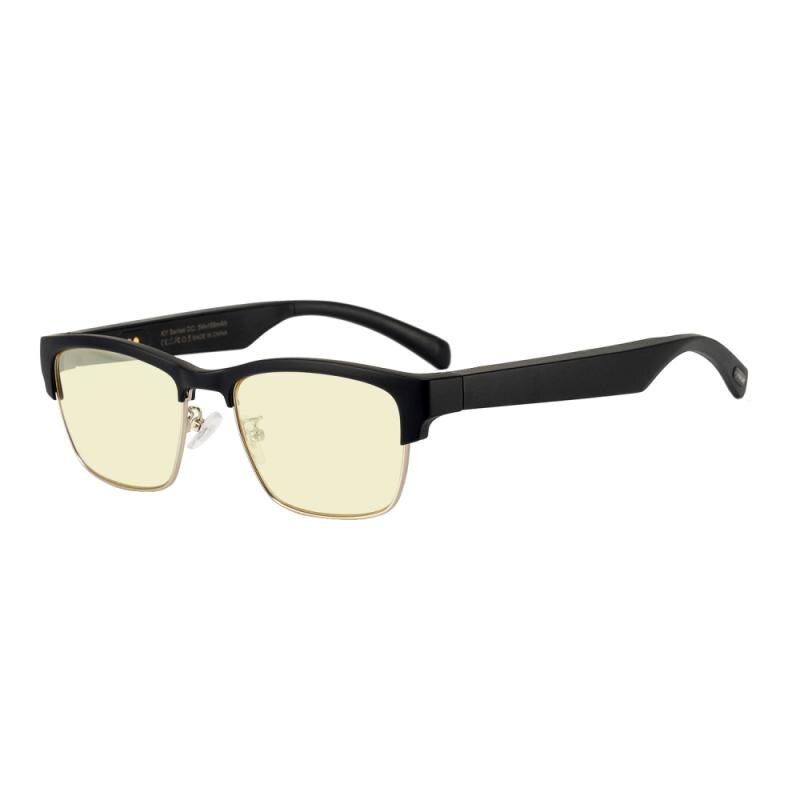 TEEK - Smart Glasses Wireless Bluetooth Sunglasses EYEGLASSES theteekdotcom Gold-Anti-Blue 25-30 days 
