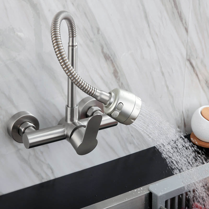 TEEK - Stainless Steel Wall Extendable Bathroom Faucet HOME DECOR theteekdotcom   