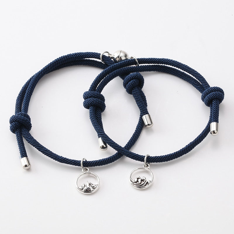 TEEK - Couple's Magnetic Bracelets JEWELRY theteekdotcom A Adjustable 