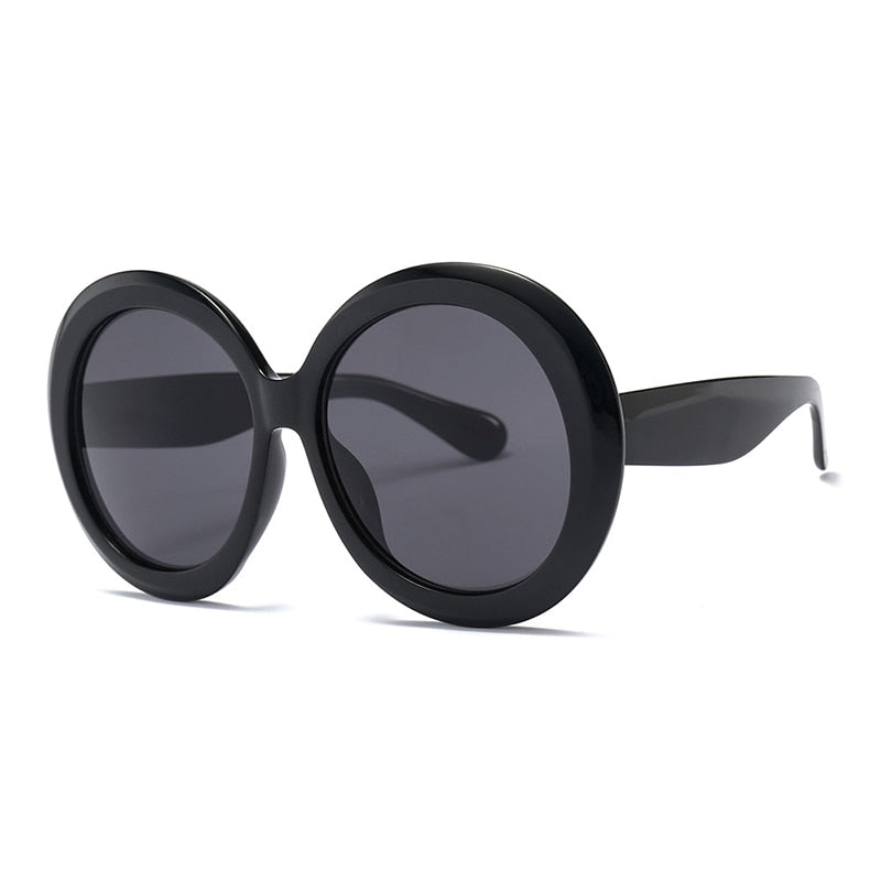 TEEK - Vintage Big Round Gradient Oversized Sunglasses EYEGLASSES theteekdotcom D1  