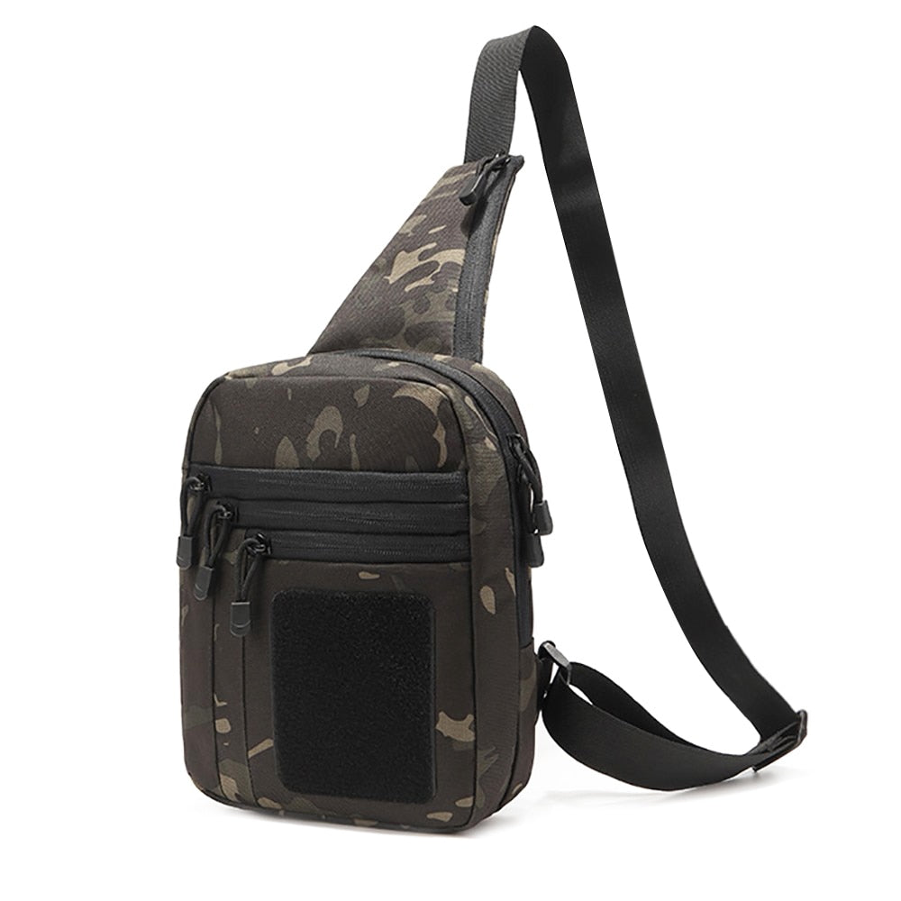 TEEK - Tactical Shoulder Strap Bag BAG theteekdotcom Black Camouflage  