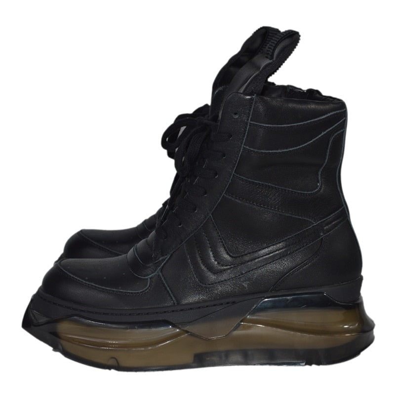 TEEK - OS High-Top Platform Shoes SHOES theteekdotcom Black Mens US 7.5 