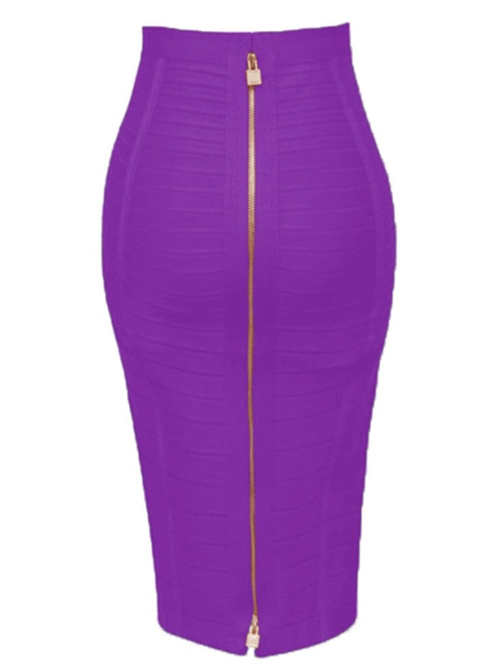 TEEK - Baddie Bandage Skirt SKIRT theteekdotcom Purple XS 