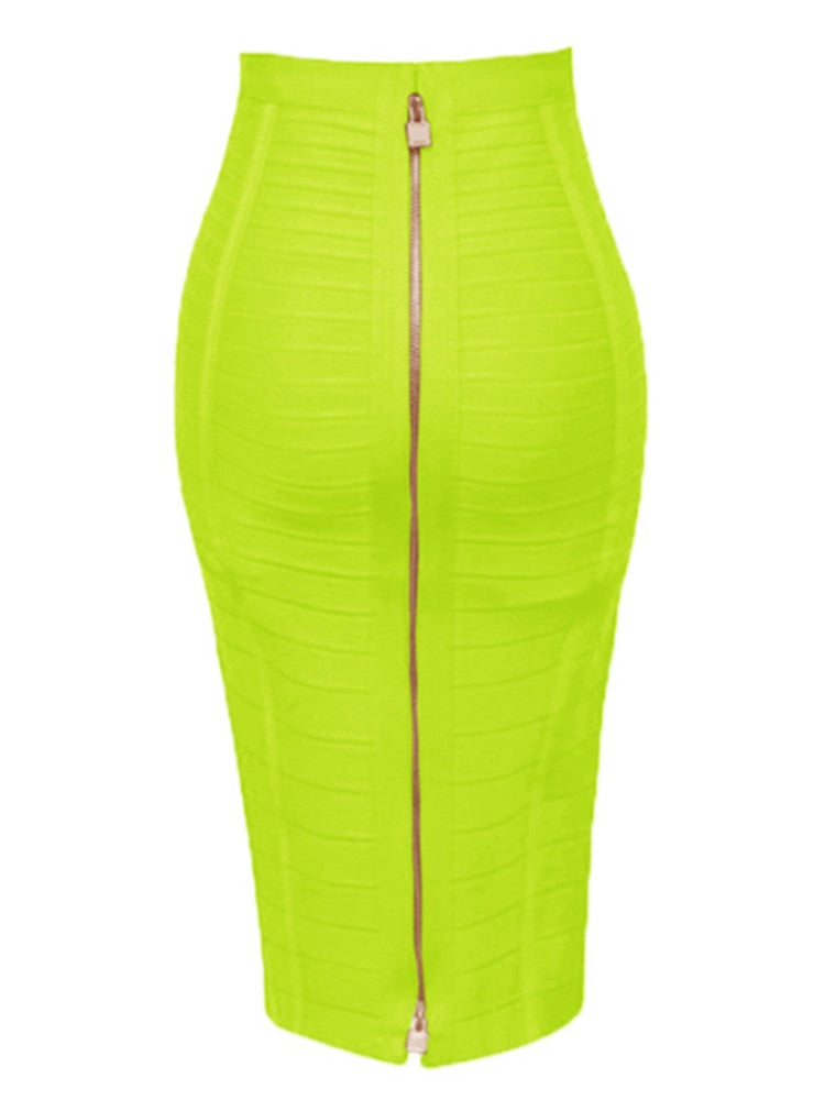 TEEK - Baddie Bandage Skirt SKIRT theteekdotcom Neon Green XS 