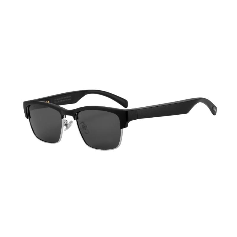 TEEK - Smart Glasses Wireless Bluetooth Sunglasses EYEGLASSES theteekdotcom Silver-Polarized 25-30 days 