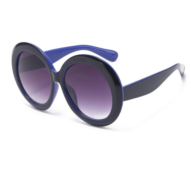 TEEK - Vintage Big Round Gradient Oversized Sunglasses EYEGLASSES theteekdotcom C5  