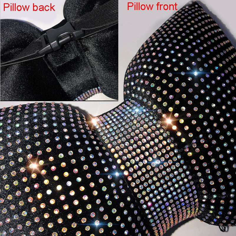 TEEK - Crystal Bowknot Car Support Cushions TRANSPORTATION theteekdotcom   