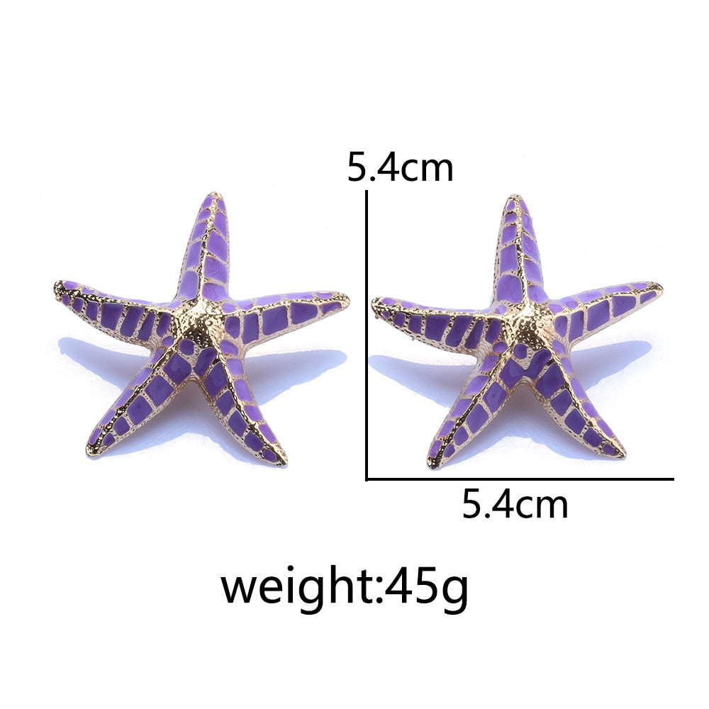 TEEK - Starfish Shell Charm Choker Necklace Set JEWELRY theteekdotcom   