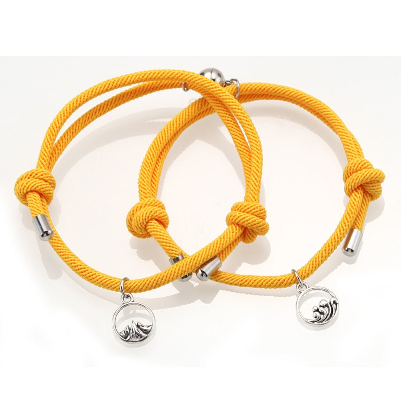 TEEK - Couple's Magnetic Bracelets JEWELRY theteekdotcom H Adjustable 
